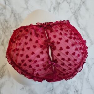 Victoria's Secret DREAM ANGELS Ruffle Mesh Cheekini Panty